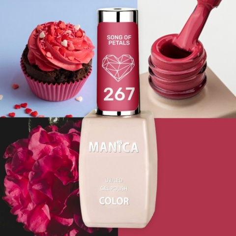 Manica Lakier hybrydowy LED/UV 10ml - Song of Petals - 267
