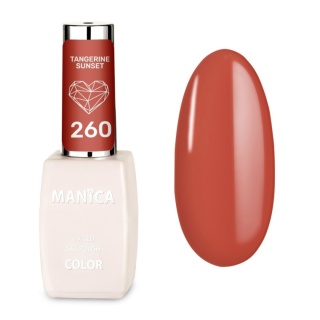 Manica Lakier hybrydowy LED/UV 10ml - Tangerine Sunset - 260