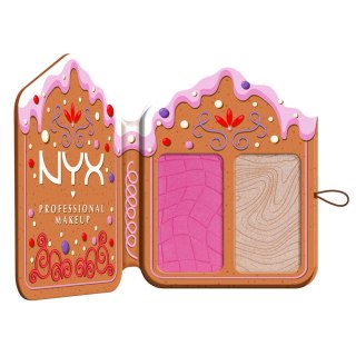 NYX Professional MakeUp Holiday Buttermelt Face Palette paletka do makijażu 01 Light/Medium 10g