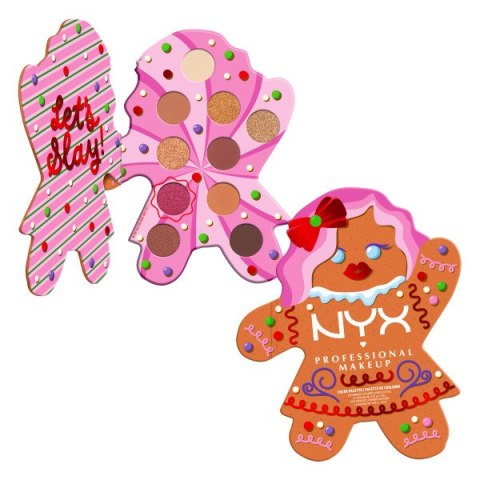 NYX Professional MakeUp Holiday Gingerbaddie Palette paleta cieni do powiek 10x0.8g