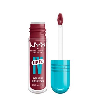 NYX Professional MakeUp Lip I.V. nawilżająco-pigmentujący błyszczyk do ust 07 Bubblegum Burst 5ml