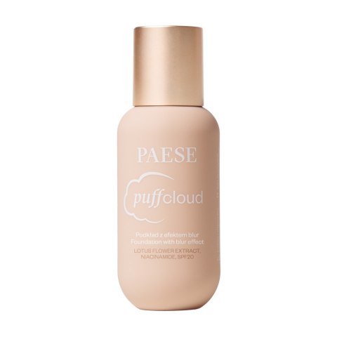 Paese Puff Cloud satynowy podkład z efektem blur SPF20 01 Light Beige 37ml