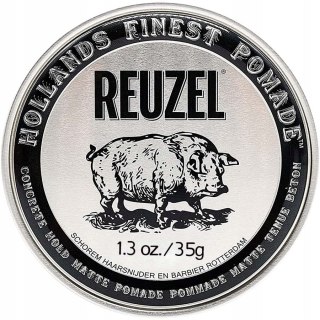 Reuzel Hollands Finest Pomade Concrete Hold Matte matująca pomada do włosów na bazie wody 35g
