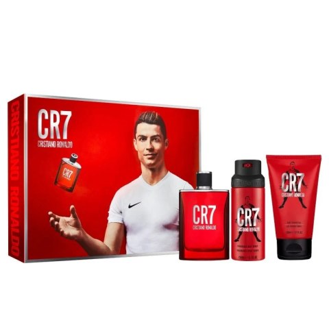 Cristiano Ronaldo CR7 zestaw woda toaletowa spray 100ml + żel pod prysznic 150ml + dezodorant spray 150ml