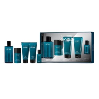 Davidoff Cool Water Men zestaw woda toaletowa spray 125ml + żel pod prysznic 75ml + balsam po goleniu 75ml + dezodorant sztyft 75ml + wod