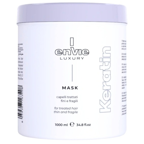 Envie Luxury Keratin Szampon keratynowy + Maska po keratynowym prostowaniu włosów 2x1000ml