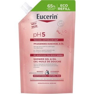 Eucerin PH5 delikatny żel pod prysznic z olejkiem refill 400ml