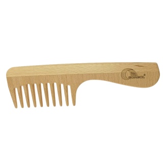 Gorgol Wood Comb, drewniany grzebień z rączką