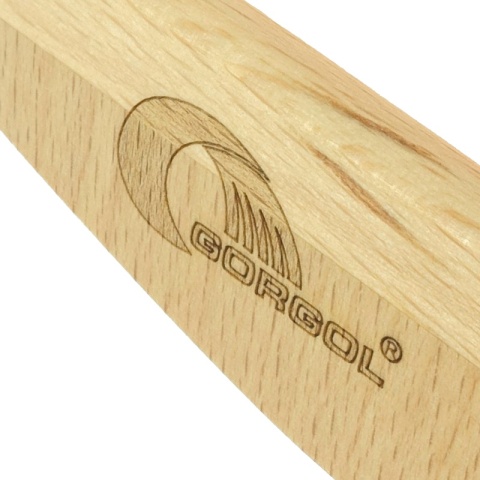 Gorgol Wood Comb, drewniany grzebień z rączką