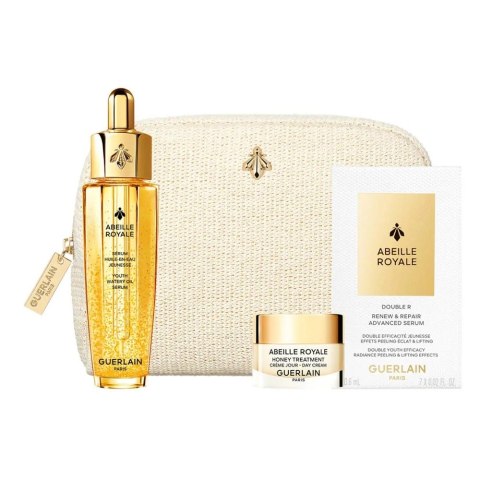 Guerlain Abeille Royale Youth Watery Oil Serum Set zestaw krem na dzień 7ml + serum do twarzy 30ml + serum o podwójnej skuteczności 7x0.6