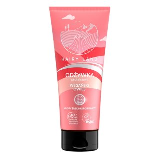 Hairy Land Odżywka proteinowa do włosów średnioporowatych Wegański Owies 200ml