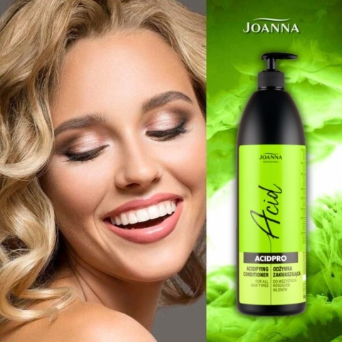 Joanna Professional Acidpro Complex Szampon + Odżywka Zakwaszająca do Włosów 1000ml