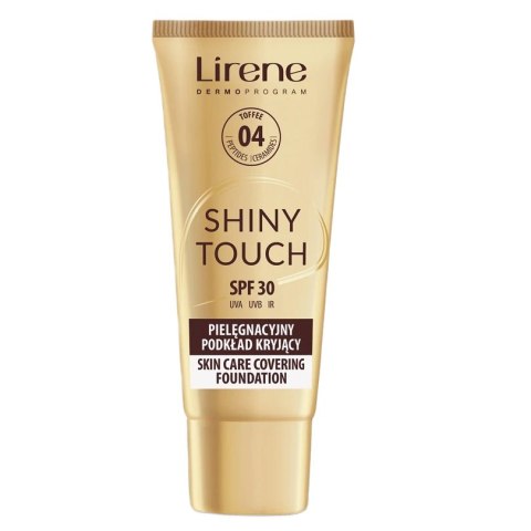 Lirene Shiny Touch pielęgnacyjny podkład kryjący 04 Toffee 30ml