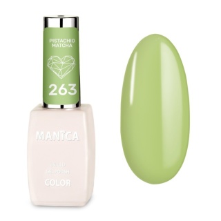 Manica Lakier hybrydowy LED/UV 10ml - Pistachio Matcha - 263