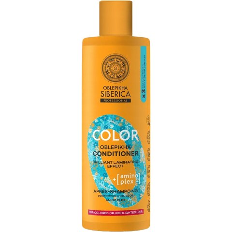 Natura Siberica Oblepikha Color odżywka do włosów farbowanych lub z pasemkami 400ml