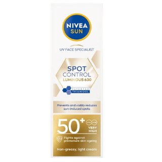 Nivea Sun Spot Control Luminous 630® odświeżający fluid przeciwsłoneczny do twarzy SPF50+ 40ml