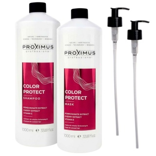 Proximus Color Protect Szampon + Maska Zakwaszająca do Włosów Farbowanych 2x1000ml