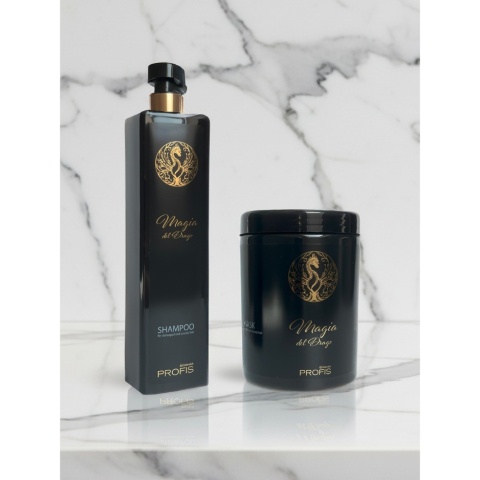 Profis Magia Del Drago Szampon + Maska do Włosów Zniszczonych i Puszących się 2x1000ml