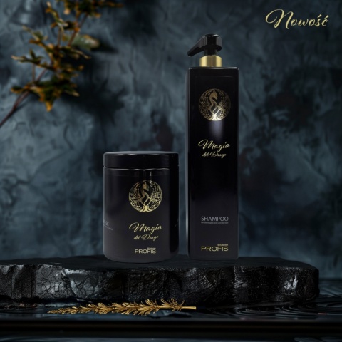 Profis Magia Del Drago Szampon + Maska do Włosów Zniszczonych i Puszących się 2x1000ml