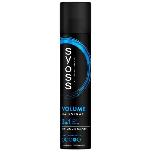 Syoss Volume Lift Hairspray lakier sprayu dodający włosom objętości Extra Strong 300ml