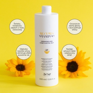 Be Hair Be Curls Szampon Dyscyplinujący do Włosów Kręconych 1000ml