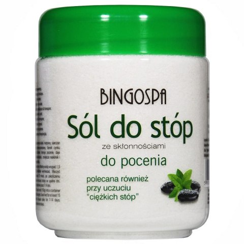 BingoSpa Sól do stóp ze skłonnościami do pocenia 550g BingoSpa Sól do stóp ze skłonnościami do pocenia 550g