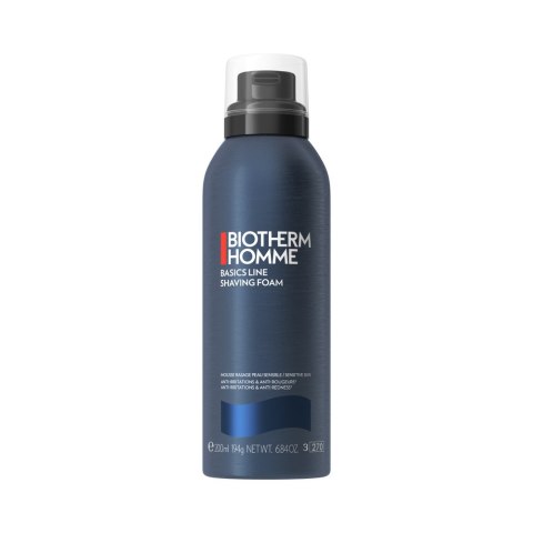 Biotherm Homme Shaving Foam pianka do golenia dla skóry wrażliwej 200ml Biotherm Homme Shaving Foam pianka do golenia dla skóry wrażliwej 200ml