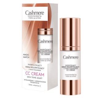 Cashmere CC Cream nawilżający krem koloryzujący z niacynamidem Magic Match 30ml