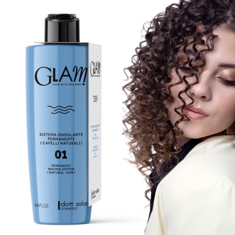 Dott. Solari Glam Płyn do Trwałej Ondulacji Włosów Naturalnych 01 250ml