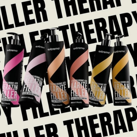 Extremo Filler Keratin Szampon do Włosów z Kwasem Hialuronowym i Keratyną 500ml