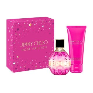 Jimmy Choo Rose Passion zestaw woda perfumowana spray 60ml + balsam do ciała 100ml