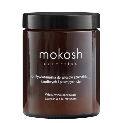 Mokosh Odżywka/maska do włosów szorstkich łamliwych i puszących się Czereśnia z bursztynem 180ml