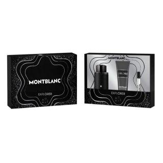 Mont Blanc Explorer zestaw woda perfumowana spray 100ml + miniatura wody perfumowanej 7.5ml + żel pod prysznic 100ml
