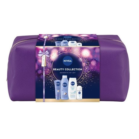 Nivea Beauty Collection zestaw żel pod prysznic 250ml + wygładzające mleczko do ciała 250ml + wygładzający krem do rąk 100ml + antyper