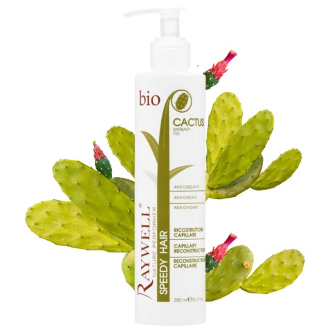 Raywell Bio Cactus Speedy Reconstructor Fluid Do Włosów z Olejkiem z Opuncji Figowej 250ml