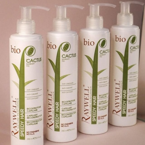 Raywell Bio Cactus Speedy Reconstructor Fluid Do Włosów z Olejkiem z Opuncji Figowej 250ml