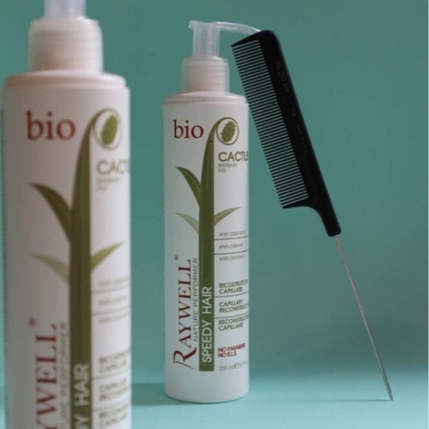 Raywell Bio Cactus Speedy Reconstructor Fluid Do Włosów z Olejkiem z Opuncji Figowej 250ml