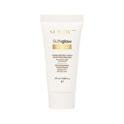 SunewMed+ SUNglow SPF50 Rejuvenating Sunscreen odmładzający krem przeciwsłoneczny 20ml