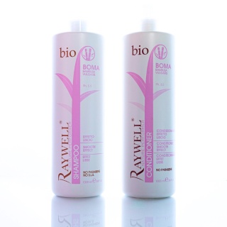 Zestaw Raywell Bio Boma Szampon i Odżywka Wygładzająca 2x1000ml