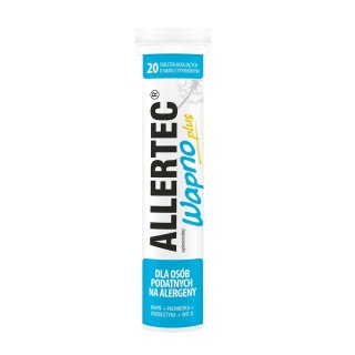 Allertec Wapno Plus suplement diety 20 tabletek musujących