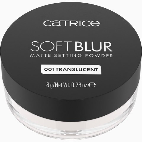 Catrice Soft Blur Matte Setting Powder sypki puder utrwalający 001 Translucent 8g