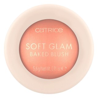 Catrice Soft Glam Baked Blush róż wypiekany rozświetlający 020 Peachy Breeze 5.6g