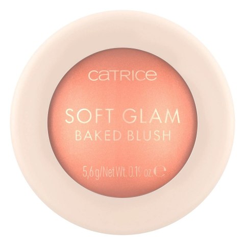 Catrice Soft Glam Baked Blush róż wypiekany rozświetlający 020 Peachy Breeze 5.6g
