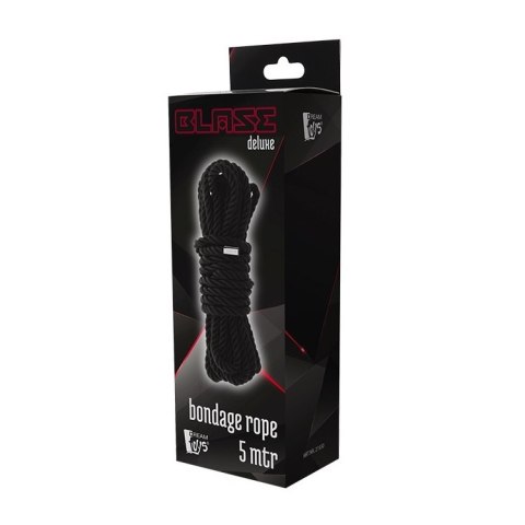 Dream Toys Blaze Deluxe Bondage Rope lina do krępowania Black 5m