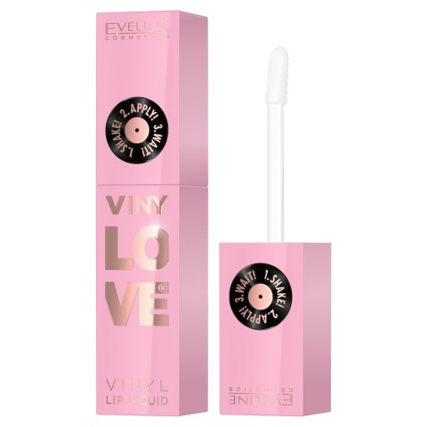 Eveline Cosmetics VinyLove długotrwała pomadka płynna z efektem winylowym 01 Pinky 4ml