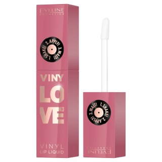 Eveline Cosmetics VinyLove długotrwała pomadka płynna z efektem winylowym 05 Rosy 4ml