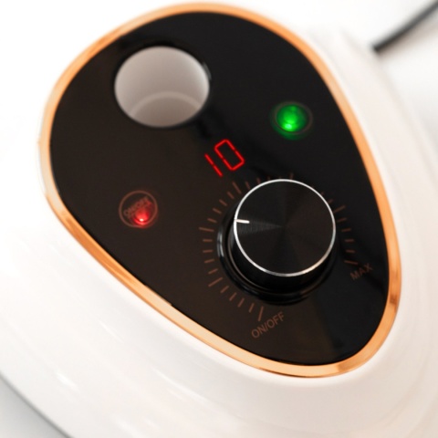 GNB Frezarka do Paznokci Biało-Czarna 65W + Zestaw Frezów + Nośnik