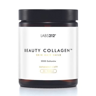 LABS212 Beauty Collagen Kolagen wspierający kondycję włosów skóry i paznokci suplement diety 75g