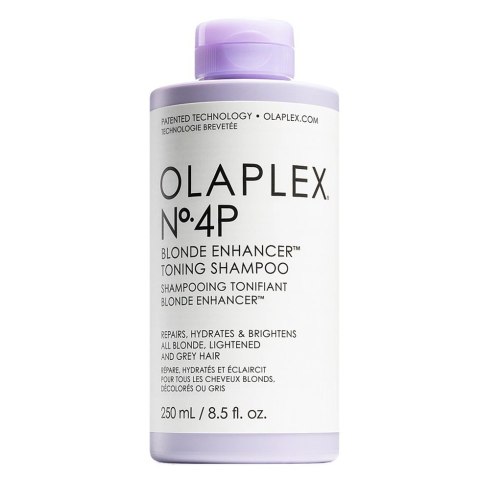 Olaplex No. 4P Blonde Enhancer Toning Shampoo fioletowy szampon tonujący do włosów blond 250ml