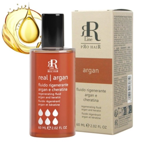 RR Line Argan Star Fluid regenerujący arganowy z keratyną 60ml